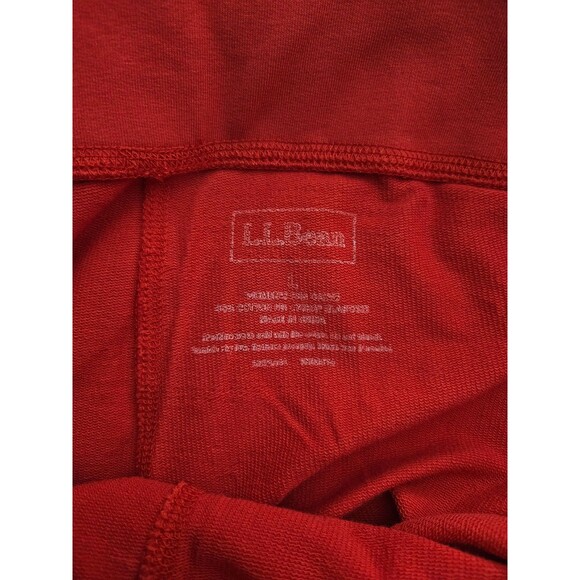 L.L.Bean Women's Red Capri Jogger Pants - Size L - Picture 4 of 4